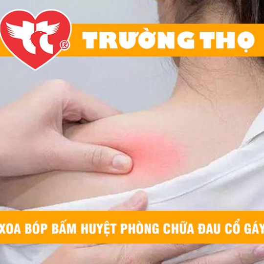 Xoa bóp bấm huyệt phòng chữa đau cổ gáy
